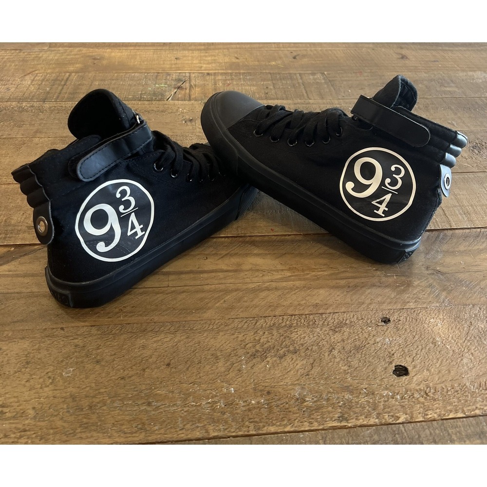 FEI YAO Black Canvas High Top Shoes Harry Potter Platform 9/34  EU 39 8.5 Womens